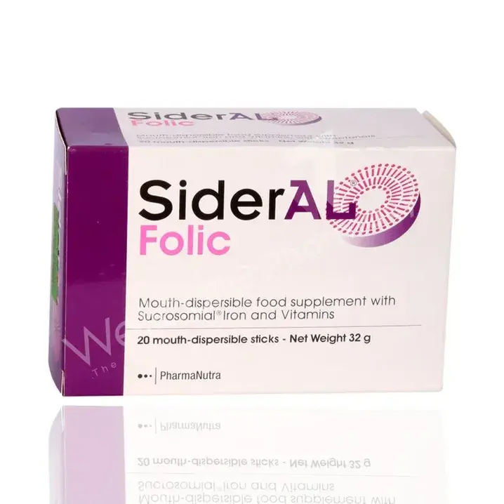 sideral folic Sachets for iron deficiency 30 mg