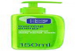 clean and clear morning energy wash 150ml