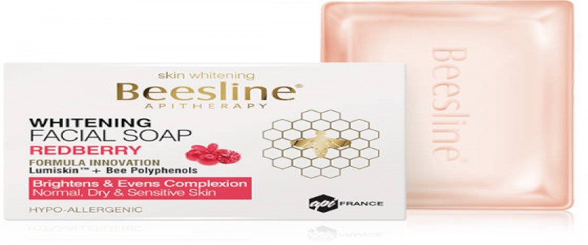 beesline whitening facial soap redberry 85g